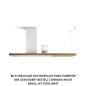 Preview: Elica BIO ISLAND WH/A/120x58 ROVERE - Inselhaube, Weiss/Eichenholz, Umluft/Abluft, 120 cm